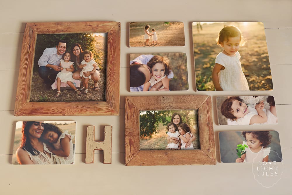 collage-image-of-printed-photos-on-wood-blocks-sacramento-family-session